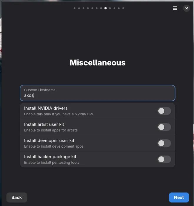 Select Misc